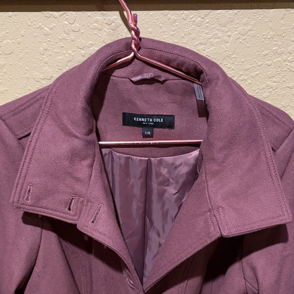 Kenneth Cole Women's Mauve Trench Coat - Picture 5 of 6